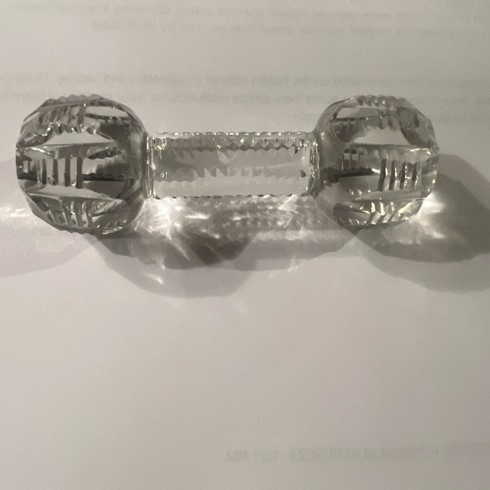 Elegant Crystal Glass Accent